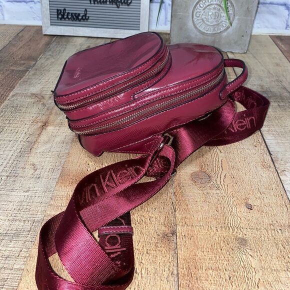 Calvin Klein Astatine Micro Mini Backpack, Bloodstone,One Size main image 9